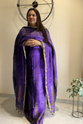 Jayshree Linen Jamdani 2 Pc Set – Purple (Copy)