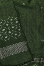 Linen Jamdani 2 Pc Set – Dark Green