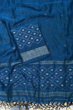 Linen Jamdani 2 Pc Set – Peacock Blue