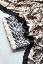 Pure Modal Satin 2-Piece Suit Set in Natural Ajrak Dye