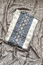 Pure Modal Satin 2-Piece Suit Set in Natural Ajrak Dye