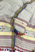 Bhujodi -  Light Grey green Color