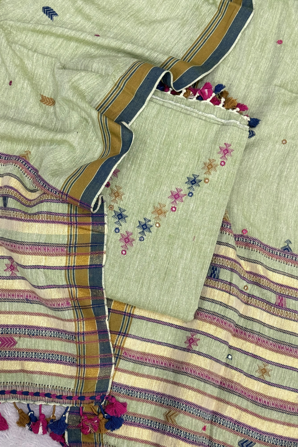 Bhujodi -  Light Green Color