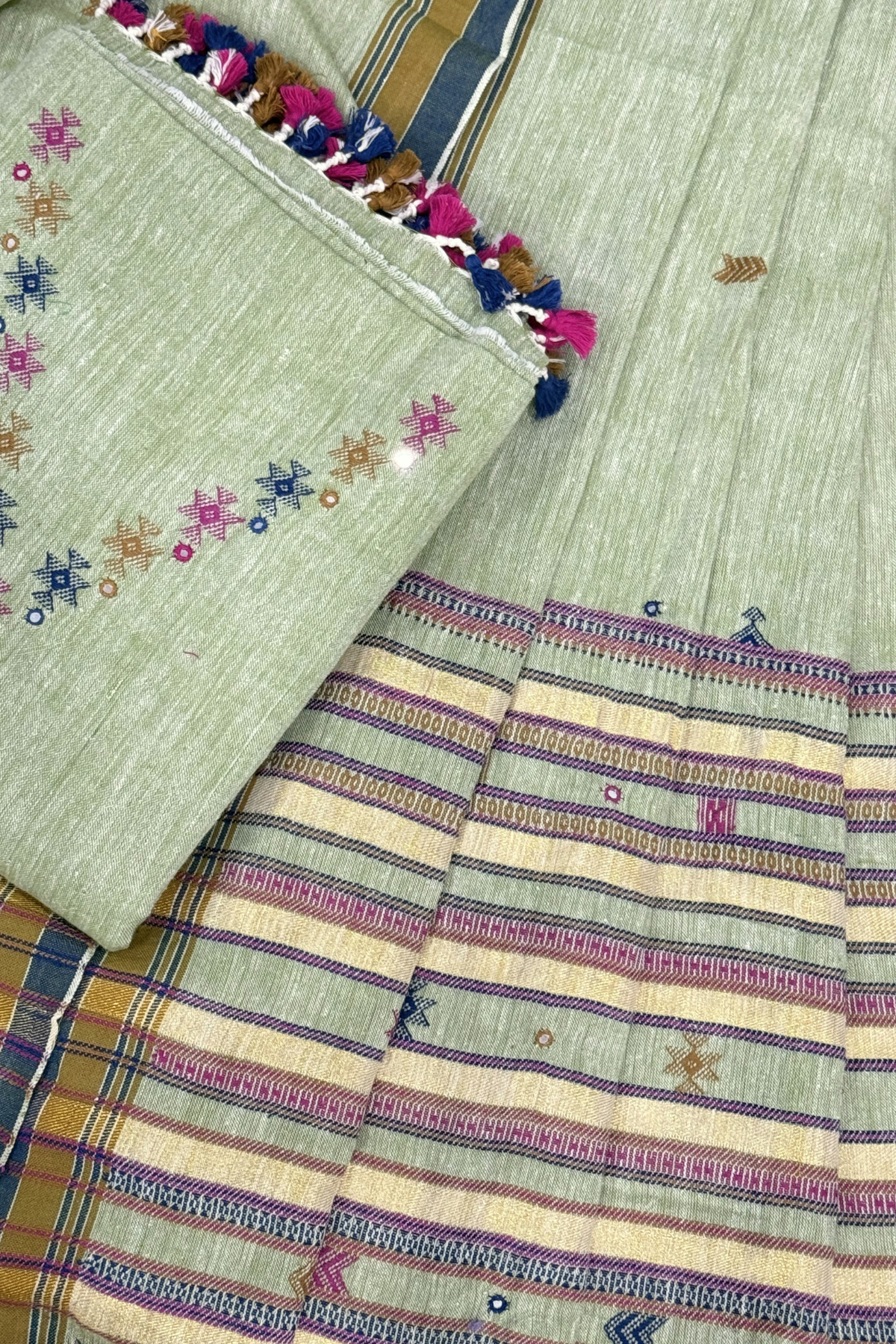 Bhujodi -  Light Green Color
