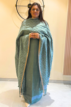 Cotton Jamdani 2 Pc Set – Light Teal