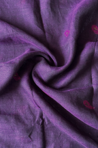 Jayshree Linen Jamdani 2 Pc Set – Purple