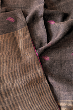 Jayshree Linen Jamdani 2 Pc Set – Brown