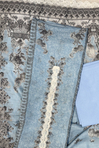 Digital Printed Suit Set - Light  Blue