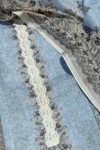 Digital Printed Suit Set - Light  Blue