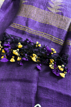 Jayshree Linen Jamdani 2 Pc Set – Purple (Copy)