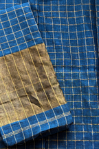 Linen Jamdani 2 Pc Set – Peacock Blue