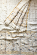 Linen Jamdani 2 Pc Set – White