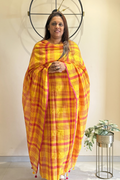 Cotton Jamdani 2 Pc Set –  Yellow & Pink