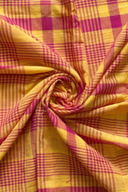 Cotton Jamdani 2 Pc Set –  Yellow & Pink