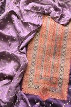 Royal Purple Banarasi Bandhej
