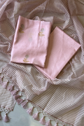 Pure Mul Chanderi With Kadwa Weaving - Light  Pink