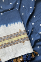 Bhujodi With Bandhej - Blue