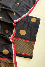 Cotton Jamdani 2 Pc Set  –  Black