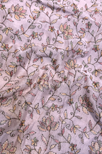 Embroiderd Mul Chanderi 2 pc Suit Suit - Light pink