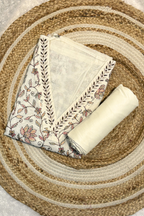 Embroiderd Mul Chanderi 2 pc Suit Suit - Off white
