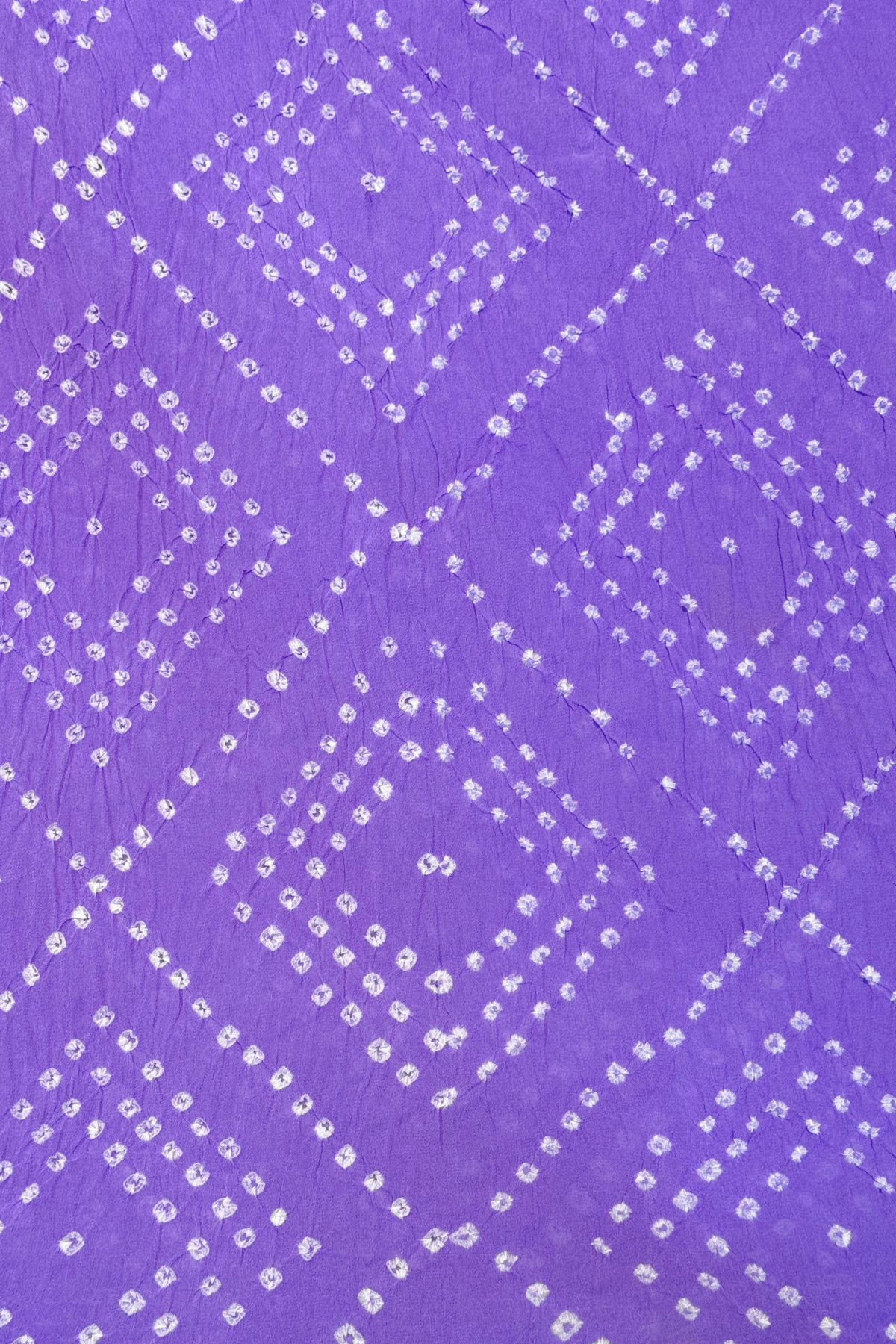 Lucknowi style thread work with bandhej - lavender