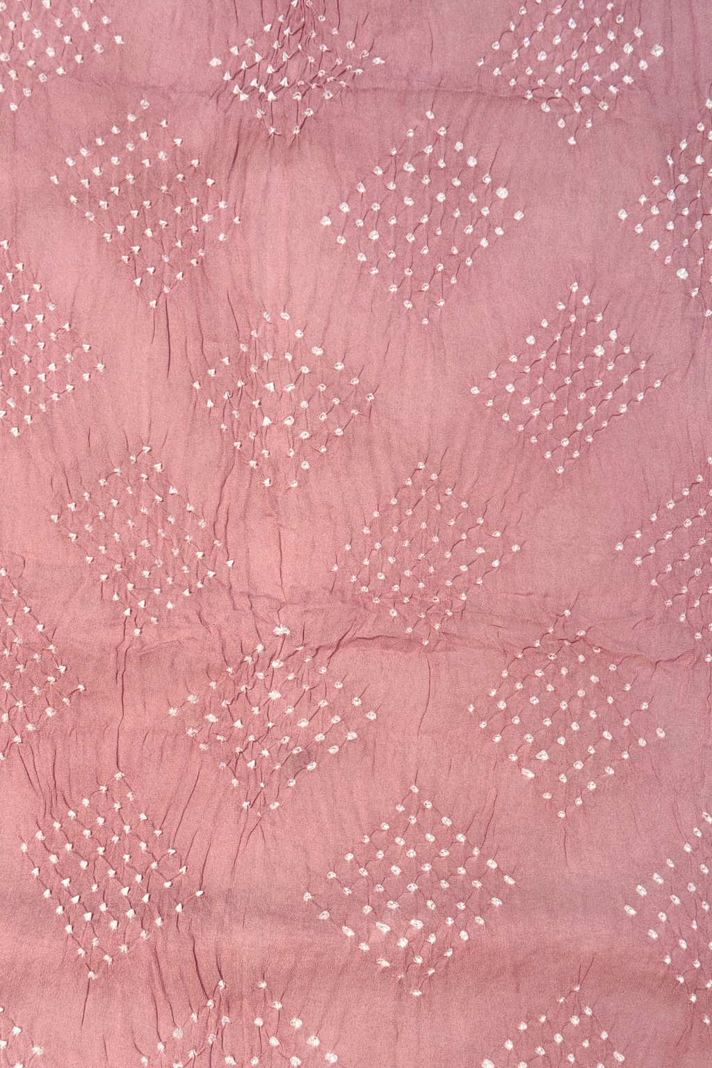 Lucknowi style thread work with bandhej - dusty pink