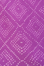 Lucknowi style thread work with bandhej - purple