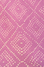 Lucknowi style thread work with bandhej - orchid pink