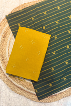 Handloom Cotton 2 Pc Set - Occur Yellow & Green