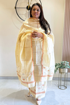 Linen Jamdani 2 Pc Set – Off-white