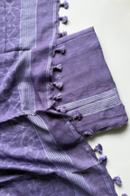 Cotton Jamdani 2 Pc Set – Light purple