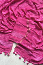Cotton Jamdani 2 Pc Set – Fuchsia Pink