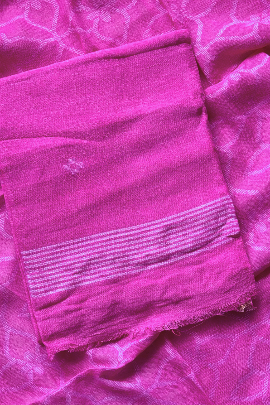 Cotton Jamdani 2 Pc Set – Pink