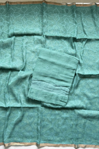 Cotton Jamdani 2 Pc Set – Light Teal