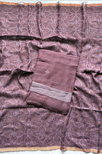 Cotton Jamdani 2 Pc Set – Brown