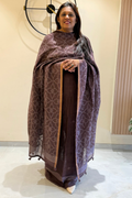 Cotton Jamdani 2 Pc Set – Brown