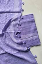 Cotton Jamdani 2 Pc Set – Pastel Purple