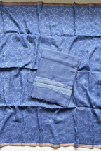 Cotton Jamdani 2 Pc Set – pastel Blue