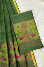 Linen Jamdani 2 Pc Set – Light Green