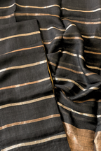 Jayshree Linen Jamdani 2 Pc Set – Black