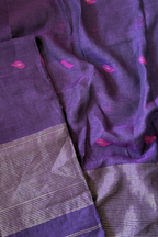 Jayshree Linen Jamdani 2 Pc Set – Purple