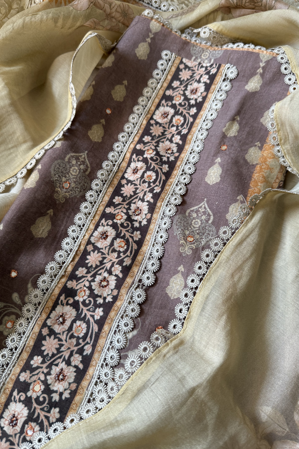 Juth Linen suit set - Light purple