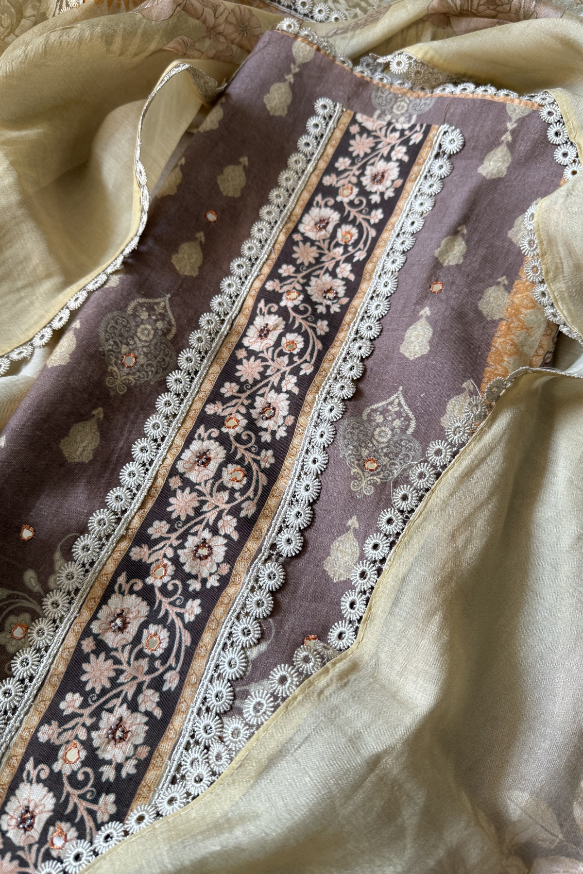 Juth Linen suit set - Light purple