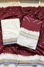 Bhujodi With Bandhej - Maroon